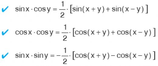 Trigonometri Dönüşüm Formülleri