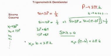 Trigonometri Denklemler